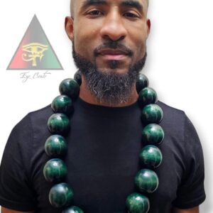 The Big Akuma Wooden Bead Necklace