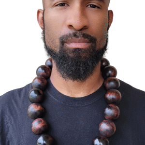 The Akuma Two Toned Wooden Necklace