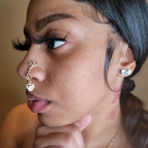 ORIGINAL DESIGN Always In My Heart Dangling Nose Cuff