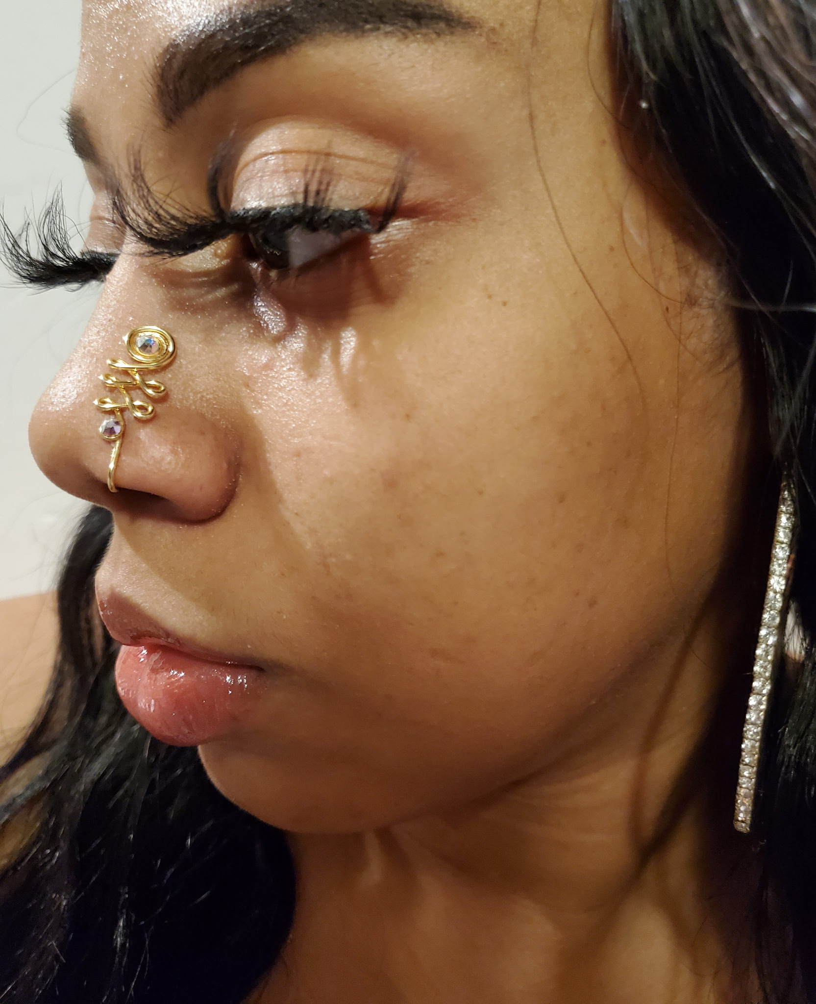 Ice Queen Swarovski Crystal Nose Cuff