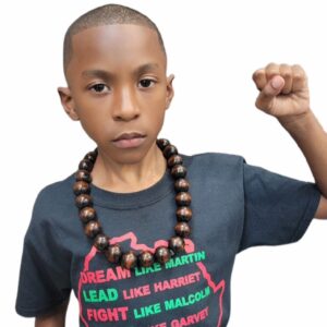 Power Wooden Bead Necklace for Young Adults