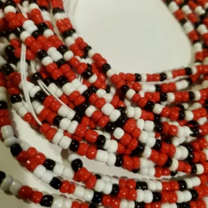 Isa Trini. Trinidad and Tobago Flag Tie On Waist Beads