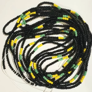 Good Vybez Jamaican Flag Waist Beads