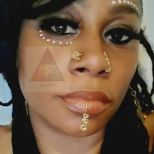 Tribal Swirl Lip Cuff