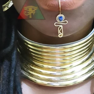 ORIGINAL DESIGN Crystal Ankh Afrocentric Lip Cuff