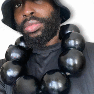 Giant Wooden Bead Necklace